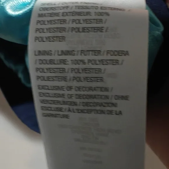 Y2K Dennis By Dennis Basso Embroidered Jacket Medium Navy Peacoat Cherry Blossom - Picture 8 of 9